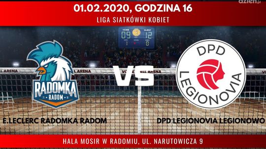 E.Leclerc Radomka Radom - DPD Legionovia Legionowo (relacja LIVE)