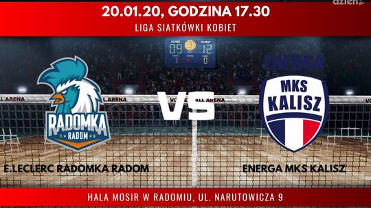 E.Leclerc Radomka Radom - Energa MKS Kalisz (relacja LIVE)