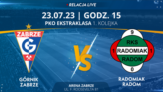 Górnik Zabrze - Radomiak Radom (relacja LIVE) 