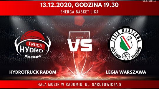 HydroTruck Radom - Legia Warszawa (relacja live)