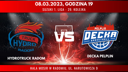 HydroTruck Radom vs Decka Pelplin (relacja LIVE)