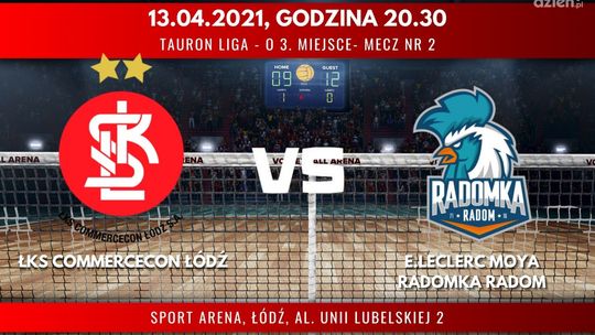 ŁKS Commercecon Łódź - E.Leclerc Moya Radomka Radom (relacja LIVE)