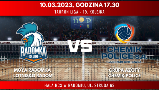 Moya Radomka Lotnisko Radom - Grupa Azoty Chemik Police (relacja LIVE)