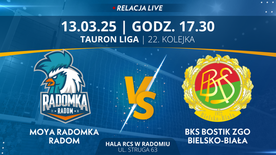 Moya Radomka Radom - BKS Bostik ZGO Bielsko-Biała (relacja LIVE)