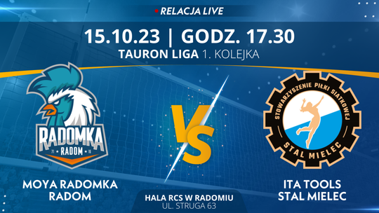 Moya Radomka Radom - ITA Tools Stal Mielec (relacja LIVE)