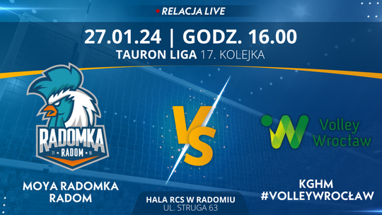 Moya Radomka Radom - KGHM #VolleyWrocław (relacja LIVE)