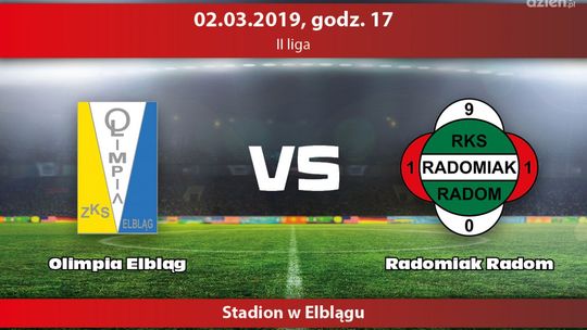 Olimpia Elbląg - Radomiak Radom (relacja LIVE)