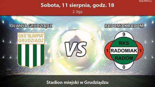 Olimpia Grudziądz - Radomiak Radom (relacja LIVE)