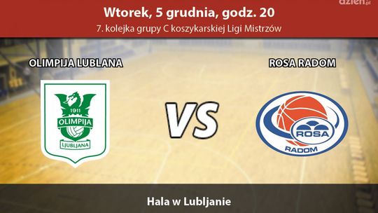 Olimpija Lublana - ROSA Radom (zapis relacji LIVE)