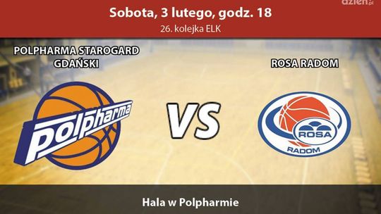 Polpharma Starogard Gdański - ROSA Radom 89:71 (zapis relacji LIVE)