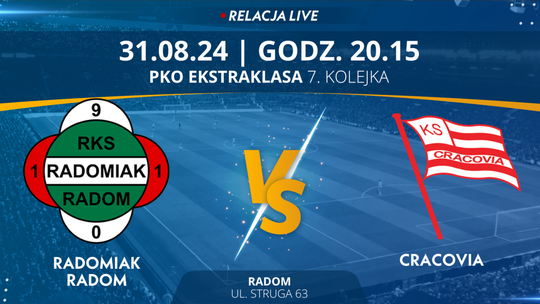 Radomiak Radom - Cracovia (relacja LIVE) 