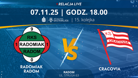 Radomiak Radom - Cracovia (relacja LIVE)