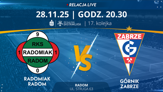 Radomiak Radom - Górnik Zabrze (relacja LIVE)