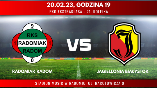 Radomiak Radom - Jagiellonia Białystok (relacja LIVE)