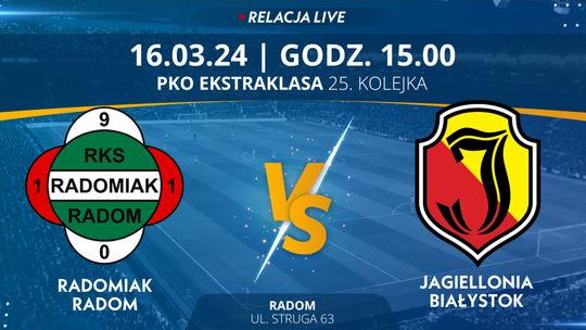Radomiak Radom - Jagiellonia Białystok (relacja LIVE)