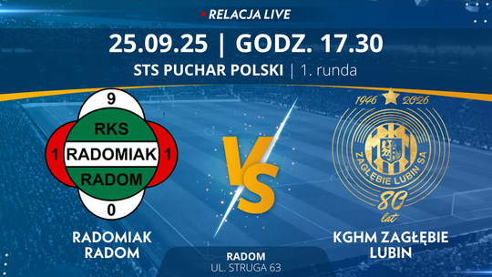 Radomiak Radom - KGHM Zagłębie Lubin (relacja LIVE)
