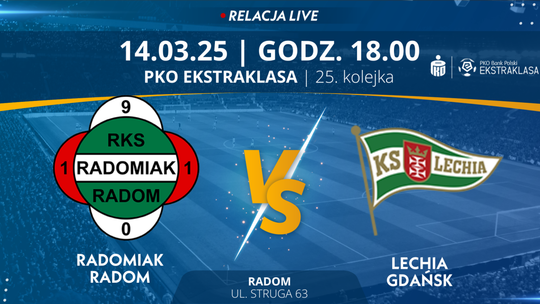 Radomiak Radom - Lechia Gdańsk (relacja LIVE)