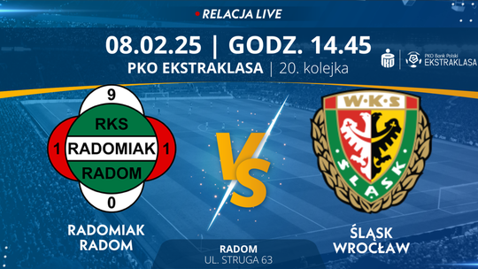 Radomiak Radom - Śląsk Wrocław (relacja LIVE)