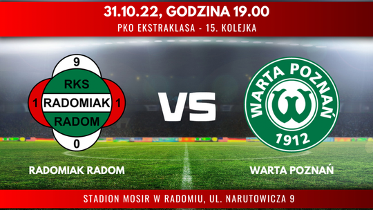 Radomiak Radom - Warta Poznań (relacja LIVE)