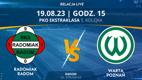 Radomiak Radom - Warta Poznań (relacja LIVE)
