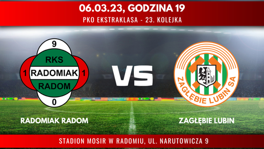 Radomiak Radom - Zagłębie Lubin (relacja LIVE)