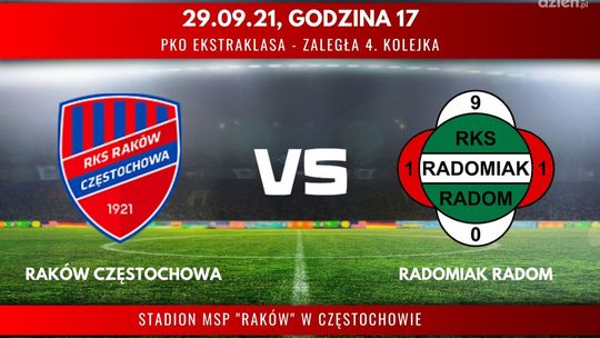 Raków Częstochowa - Radomiak Radom (relacja LIVE)