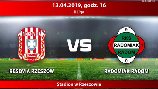Resovia Rzeszów - Radomiak Radom (relacja LIVE) Resovia Rzeszów - Radomiak Radom (relacja LIVE)