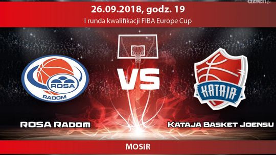 ROSA Radom - Kataja Basket 69:75 (zapis relacji)