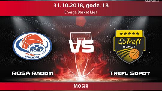 ROSA Radom - Trefl Sopot 75:68 (zapis relacji)
