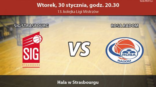 SIG Strasbourg - ROSA Radom (relacja LIVE)