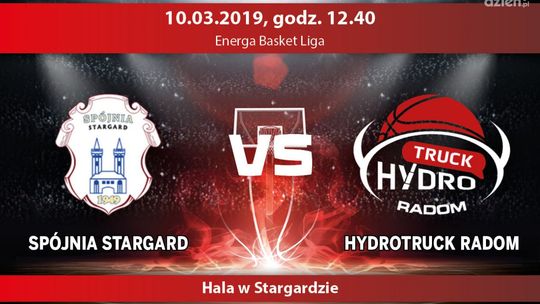 Spójnia Stargard - HydroTruck Radom (relacja LIVE)