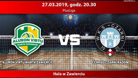 Warta Zawiercie - Cerrad Czarni Radom (relacja LIVE)