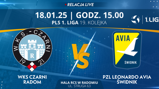 WKS Czarni Radom - PZL Leonardo Avia Świdnik (relacja LIVE)