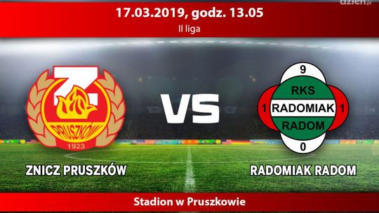 Znicz Pruszków - Radomiak Radom (relacja LIVE)