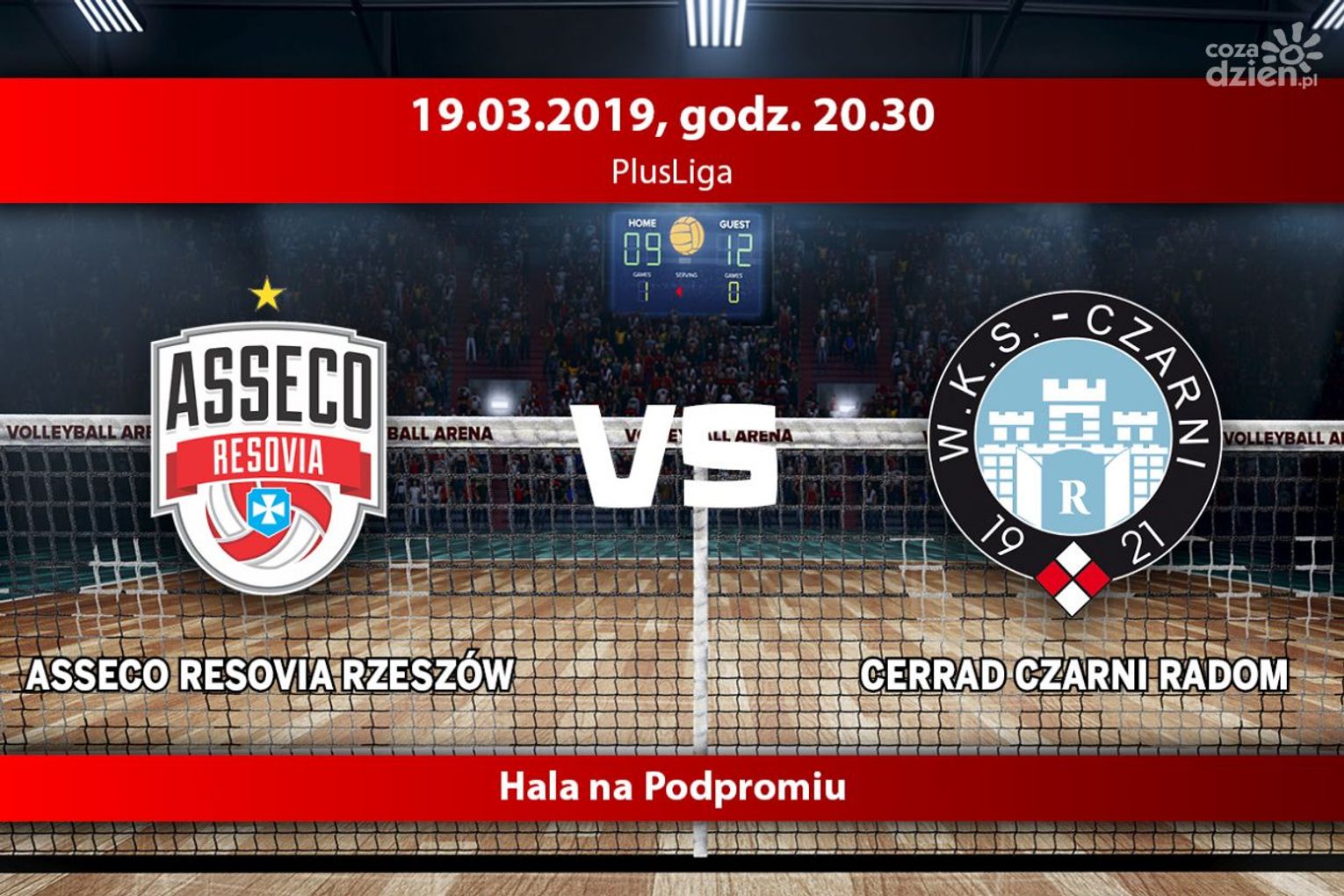 Asseco Resovia Rzeszów - Cerrad Czarni Radom (relacja LIVE)