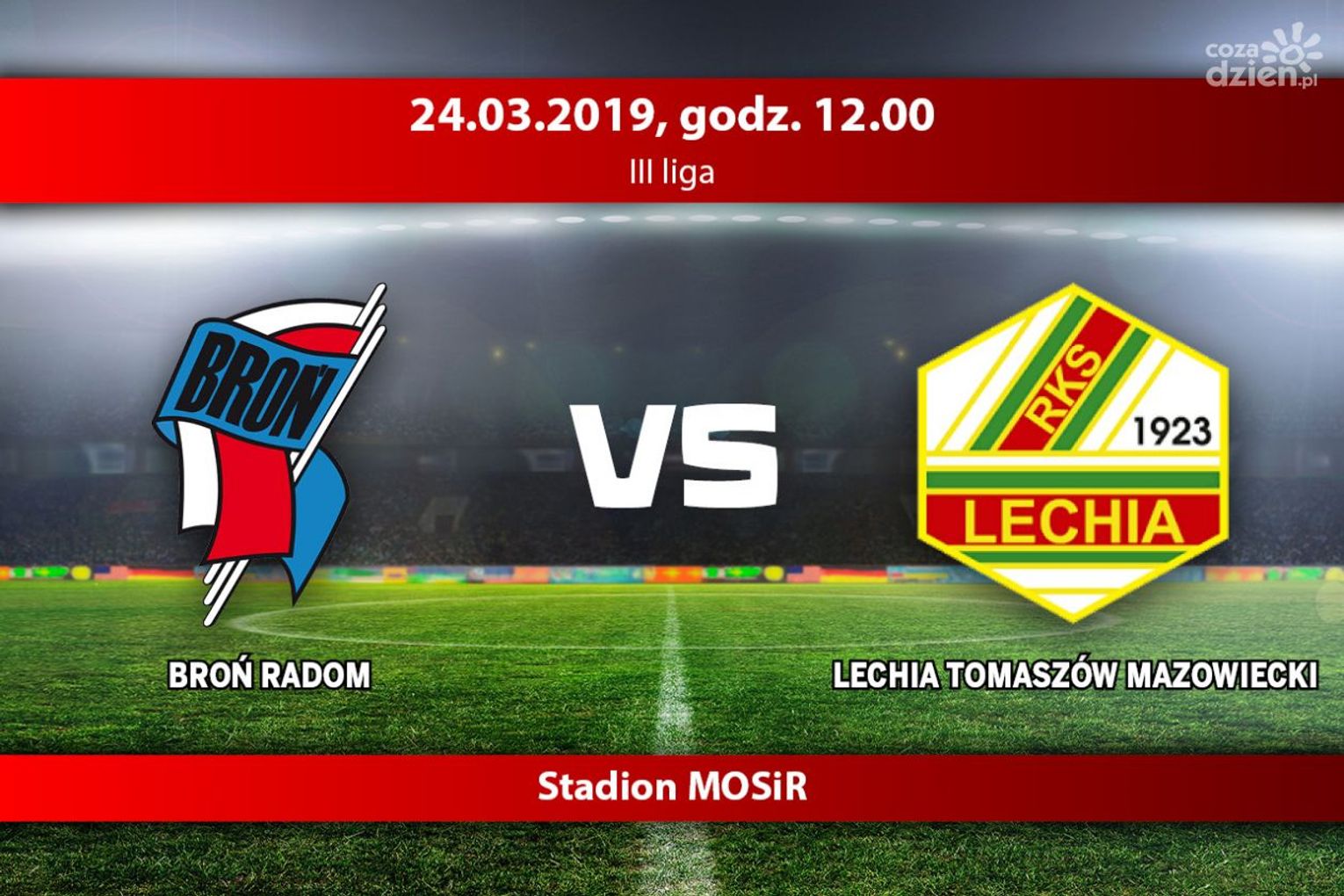 Broń Radom - Lechia Tomaszów Mazowiecki (relacja LIVE) Broń Radom - Lechia Tomaszów Mazowiecki (relacja LIVE)