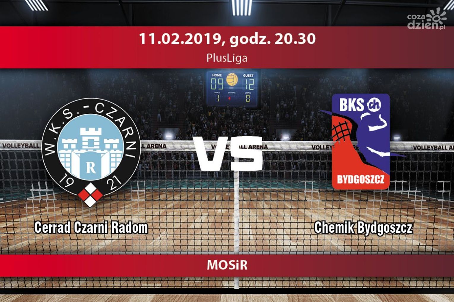 Cerrad Czarni Radom - Chemik Bydgoszcz (relacja LIVE)