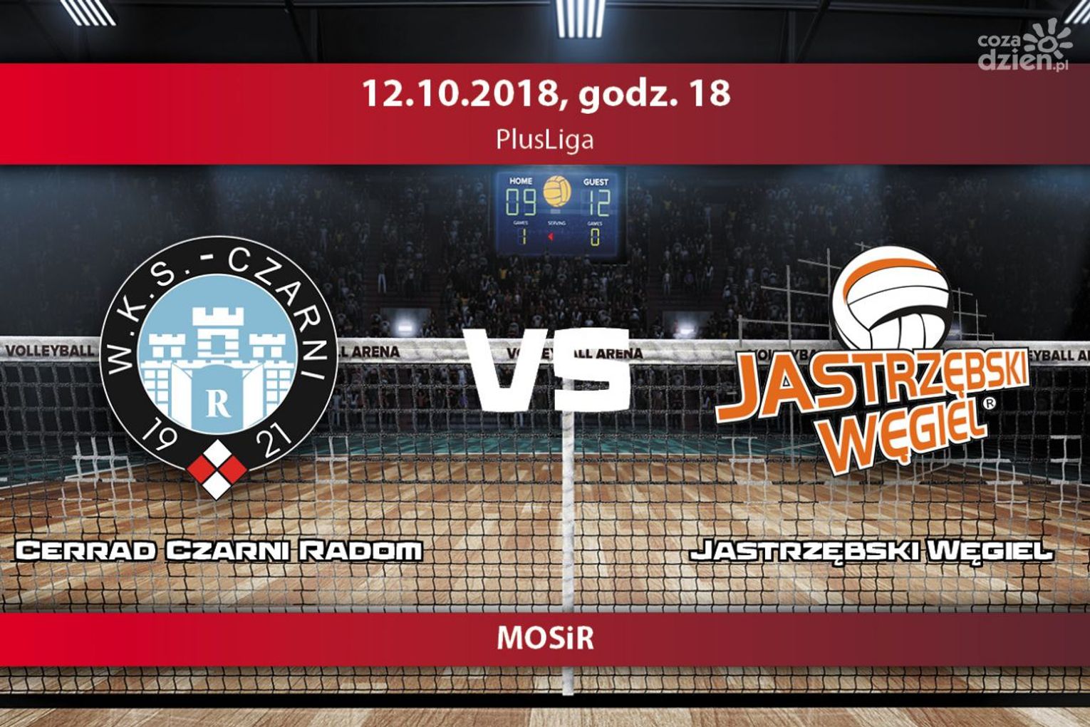 Cerrad Czarni Radom - Jastrzębski Węgiel (relacja LIVE)