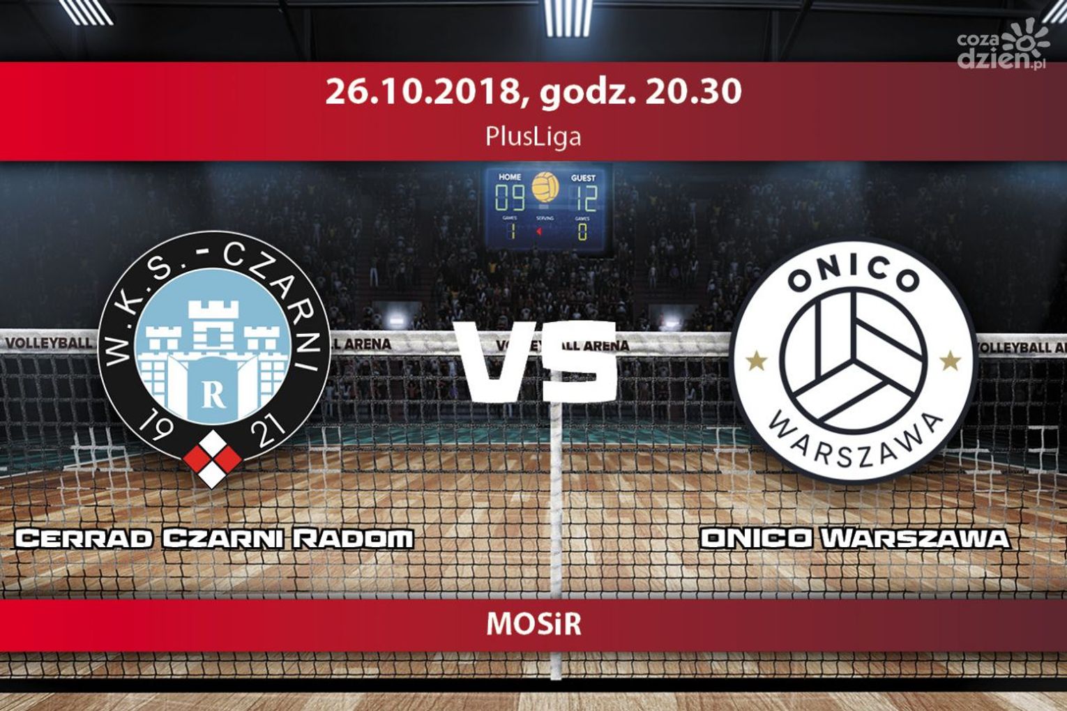 Cerrad Czarni Radom - ONICO Warszawa (relacja LIVE)