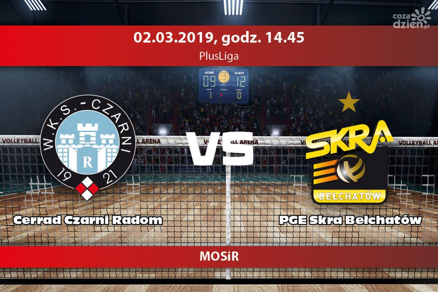 Cerrad Czarni Radom - PGE Skra Bełchatów (relacja LIVE)