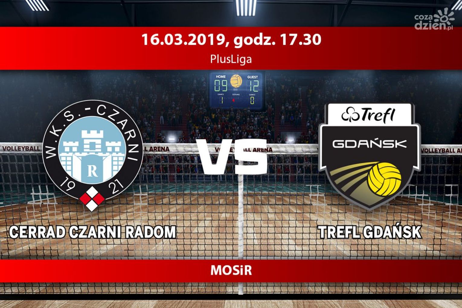 Cerrad Czarni Radom - Trefl Gdańsk (relacja LIVE) Cerrad Czarni Radom - Trefl Gdańsk (relacja LIVE)