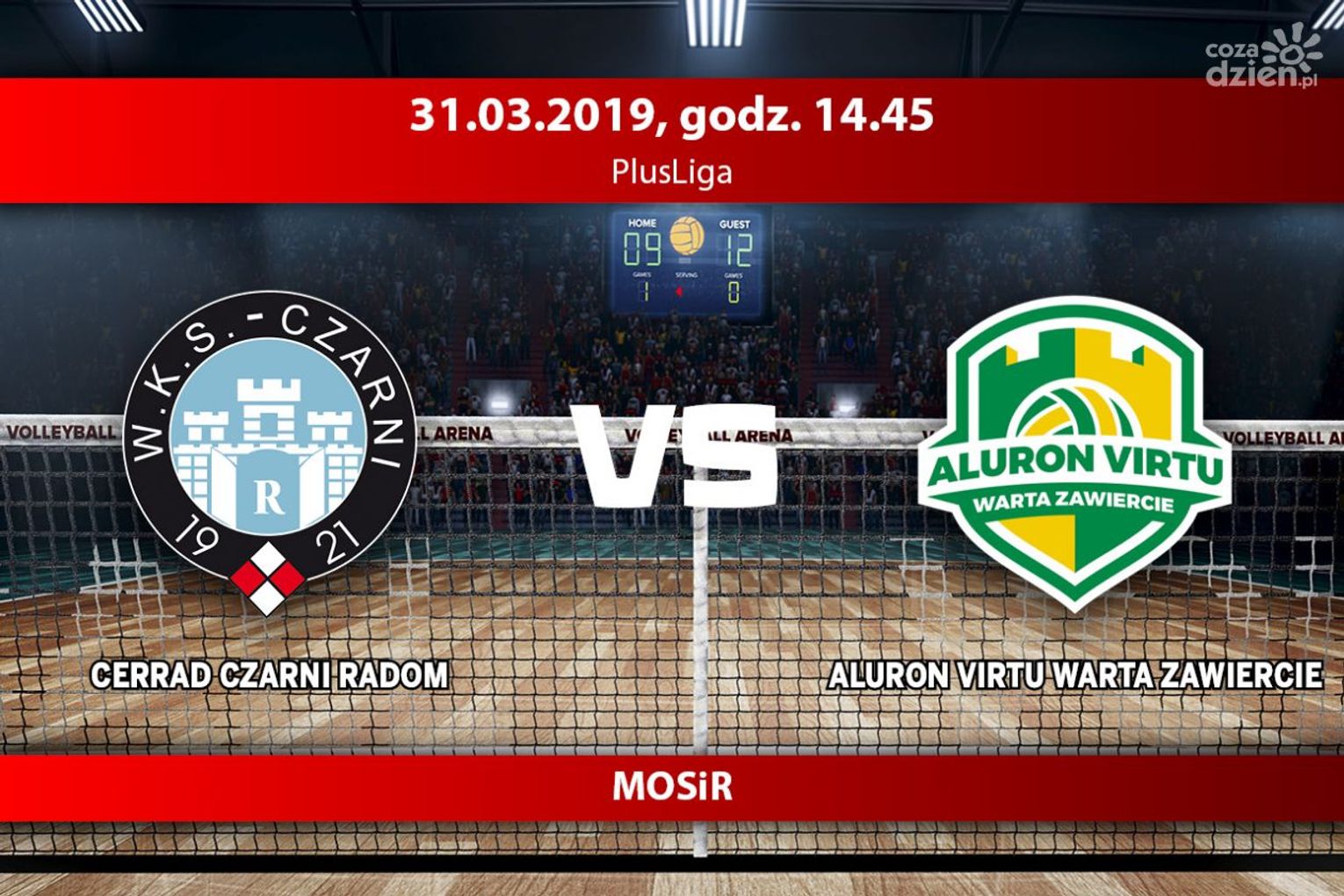 Cerrad Czarni Radom - Warta Zawiercie (relacja LIVE) Cerrad Czarni Radom - Warta Zawiercie (relacja LIVE)