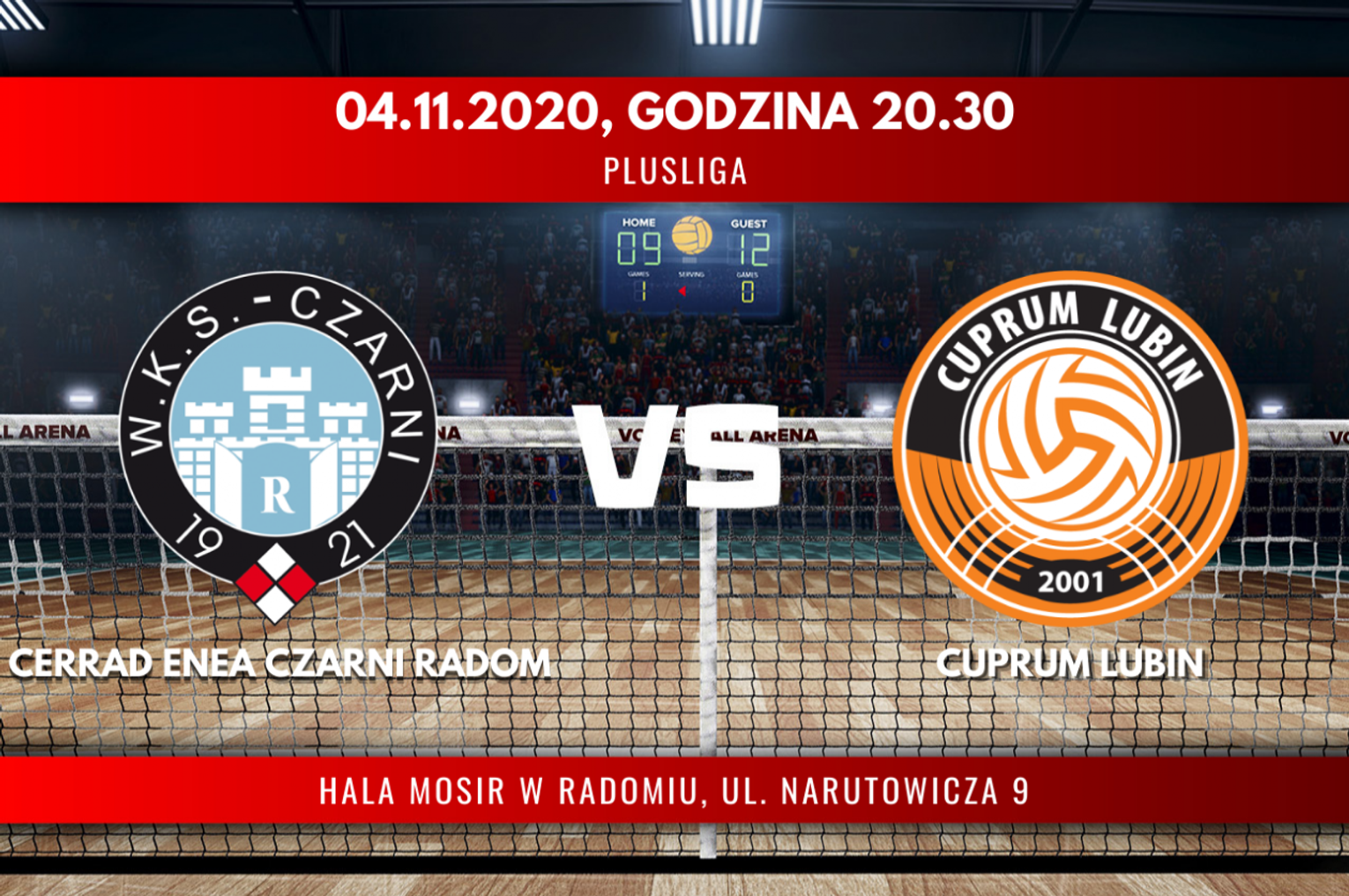 Cerrad Enea Czarni Radom - Cuprum Lubin (relacja LIVE) Cerrad Enea Czarni Radom - Cuprum Lubin (relacja LIVE)