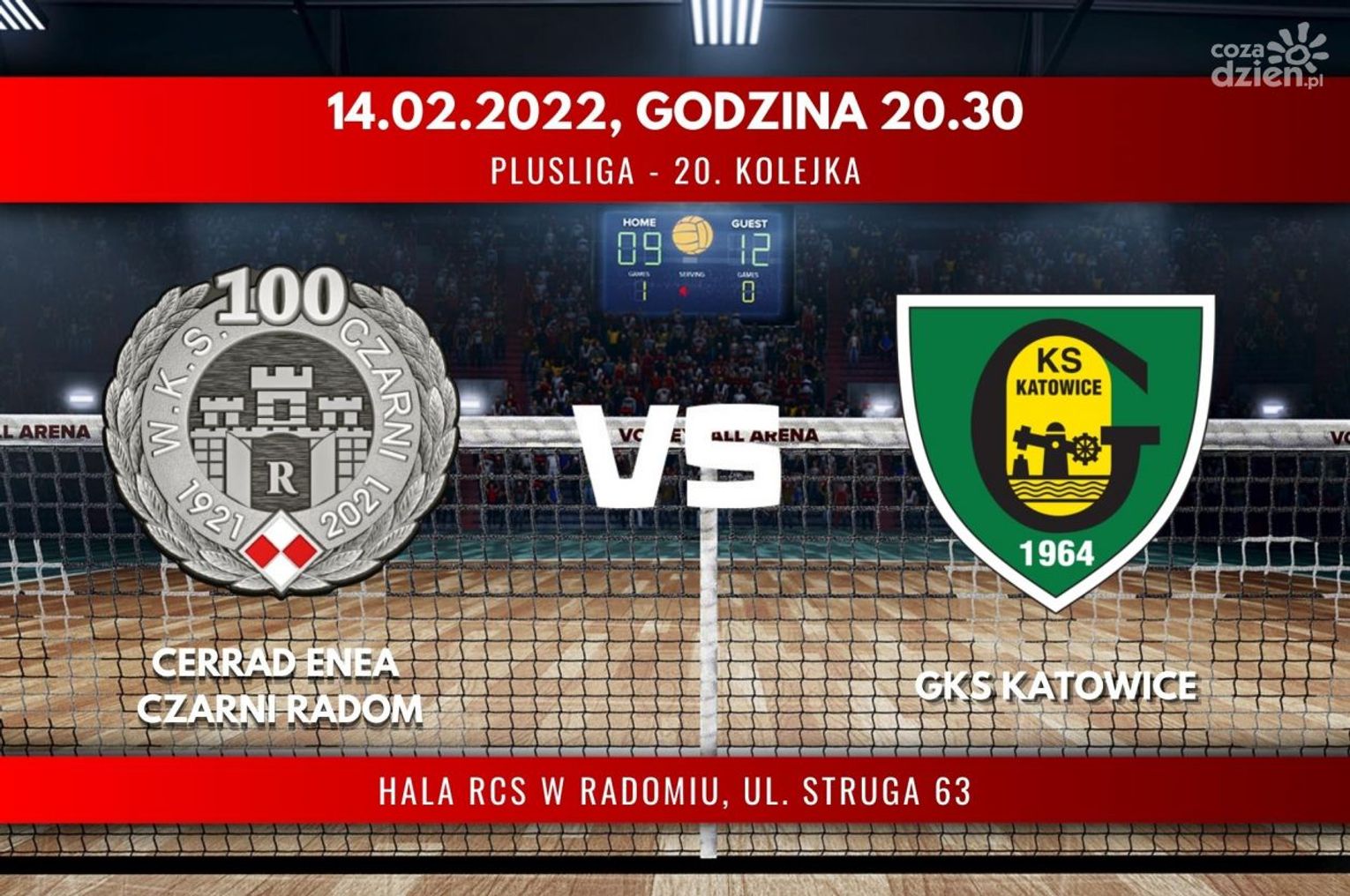 Cerrad Enea Czarni Radom - GKS Katowice (relacja LIVE) 
