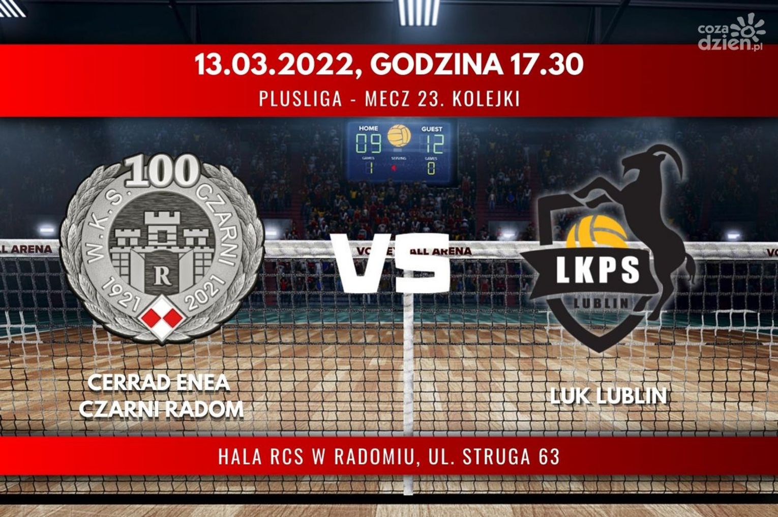 Cerrad Enea Czarni Radom - LUK Lublin (relacja LIVE) Cerrad Enea Czarni Radom - LUK Lublin (relacja LIVE)