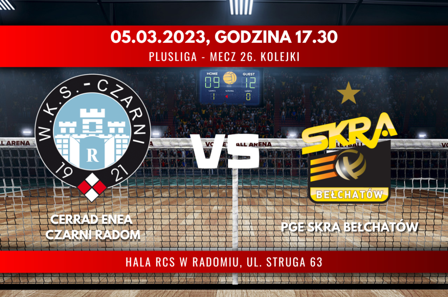 Cerrad Enea Czarni Radom - PGE Skra Bełchatów (relacja LIVE) Cerrad Enea Czarni Radom - PGE Skra Bełchatów (relacja LIVE)