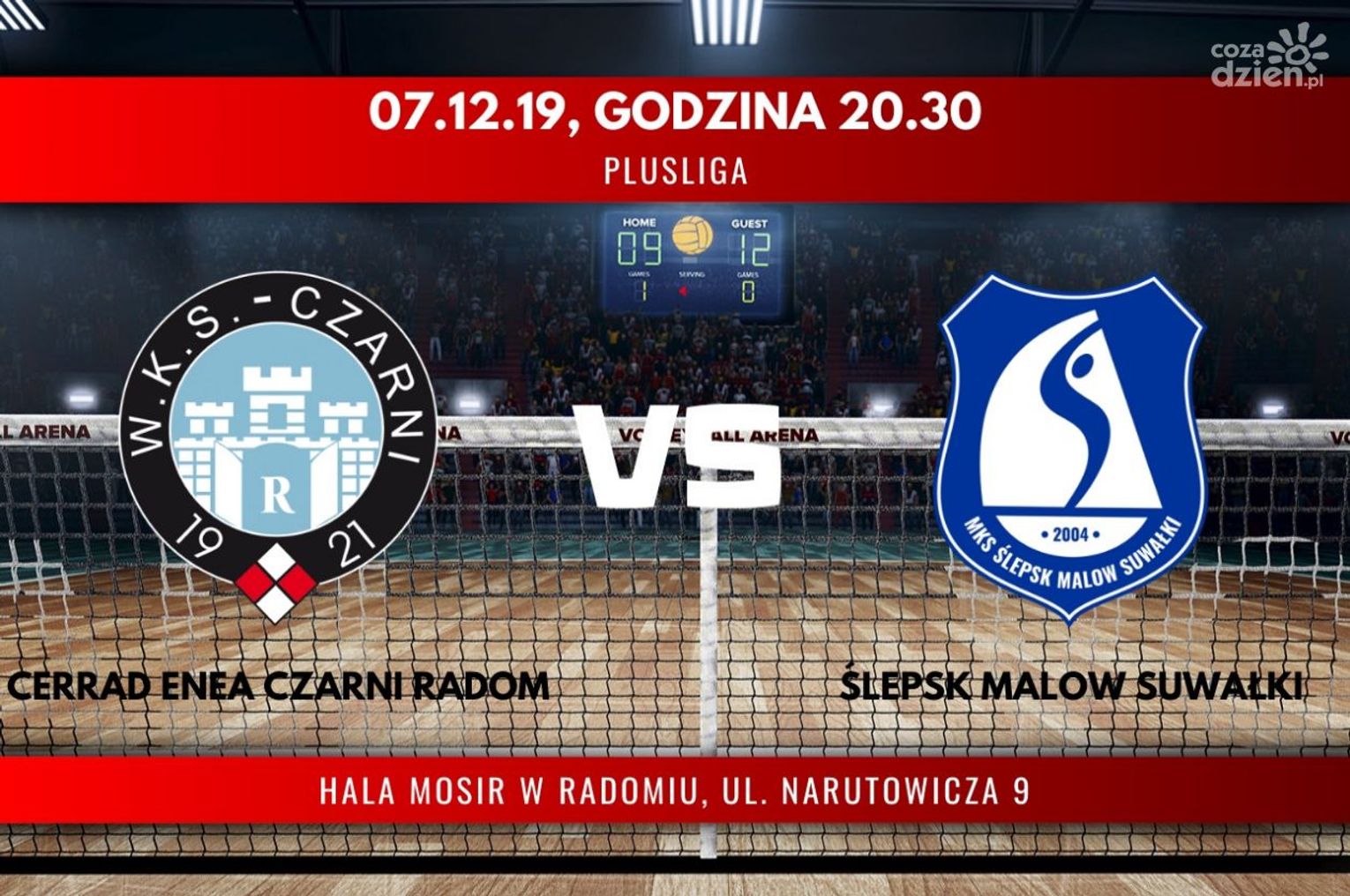 Cerrad Enea Czarni Radom - Ślepsk Malow Suwałki (relacja LIVE) Cerrad Enea Czarni Radom - Ślepsk Malow Suwałki (relacja LIVE)