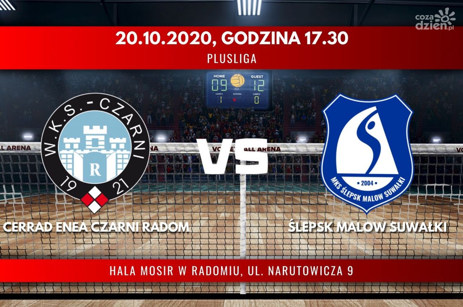 Cerrad Enea Czarni Radom - Ślepsk Malow Suwałki (relacja LIVE)