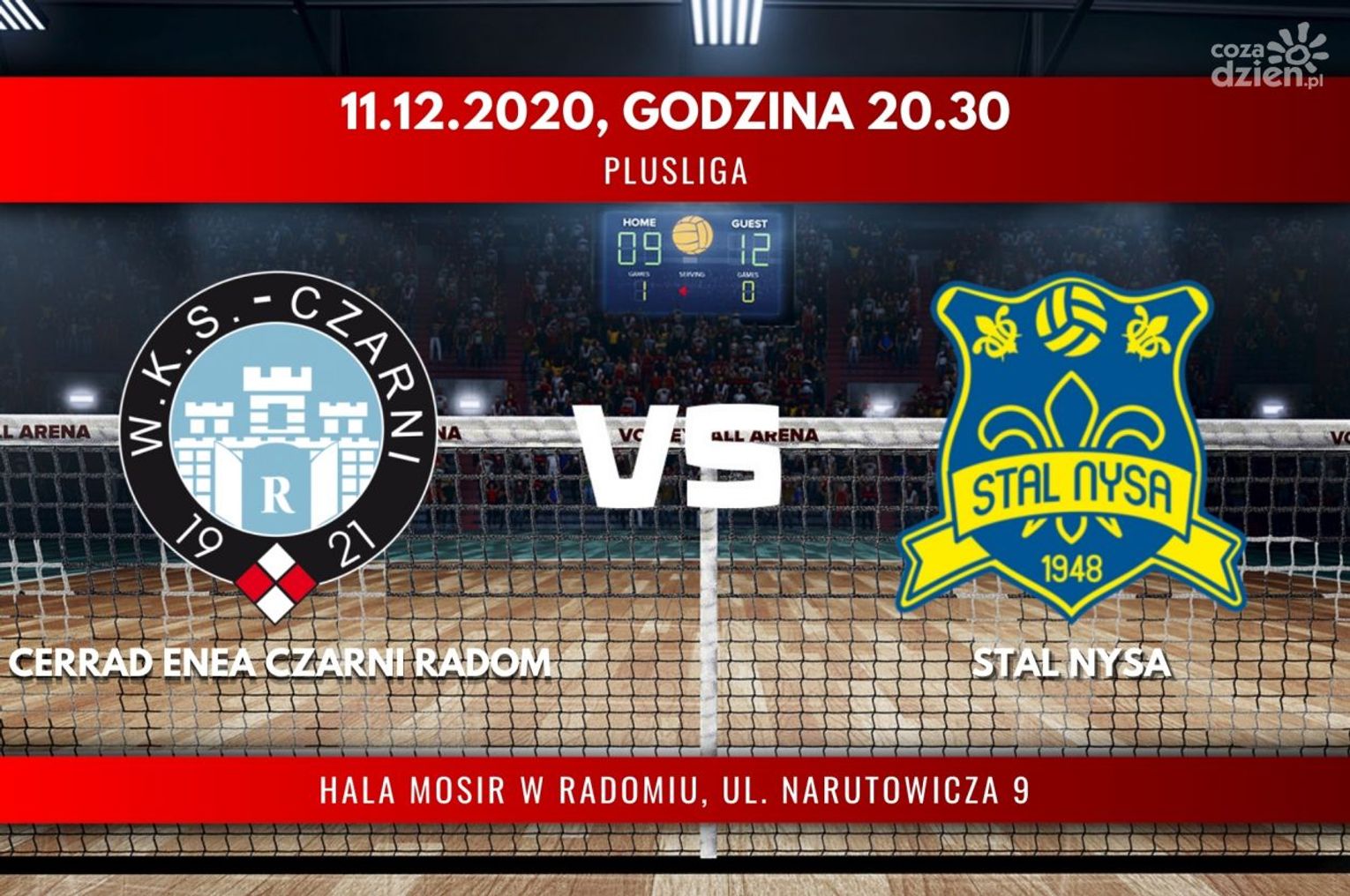 Cerrad Enea Czarni Radom - Stal Nysa (relacja LIVE)