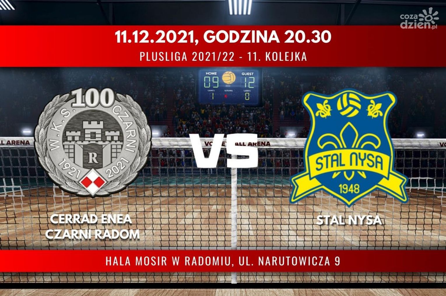 Cerrad Enea Czarni Radom - Stal Nysa (relacja LIVE) Cerrad Enea Czarni Radom - Stal Nysa (relacja LIVE)